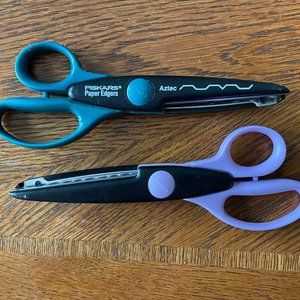 2 pair Fiskars Paper Edgers